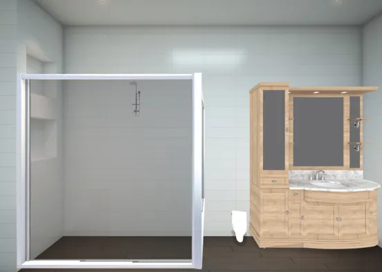 toilet room Design Rendering