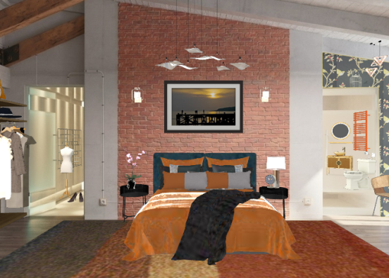 City Marigold Bed and Bath Design Rendering