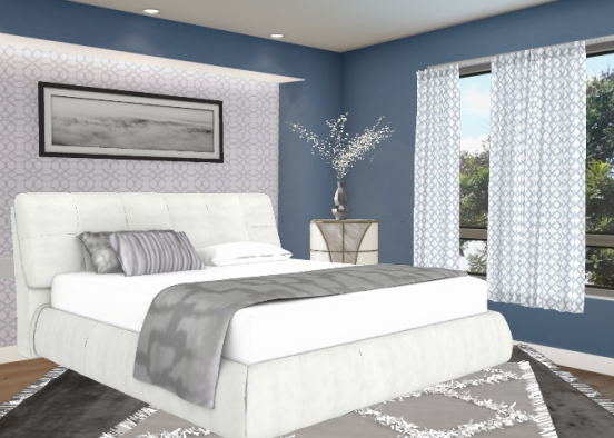 Modern bedroom by wendyiris designs Design Rendering