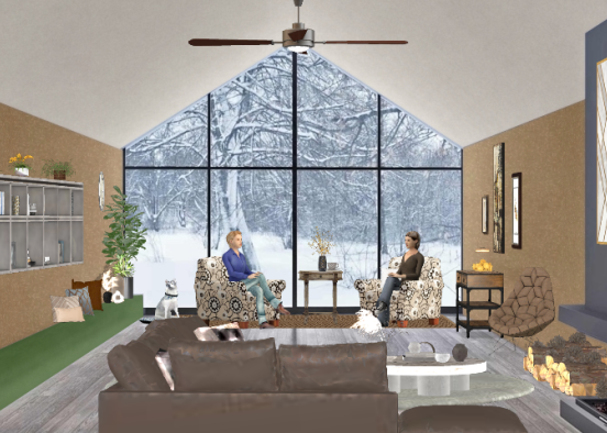 Winter hideout Design Rendering