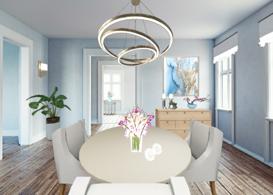 Dining room. Design Rendering