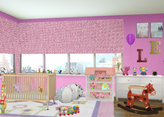 Baby room 🎀 Design Rendering