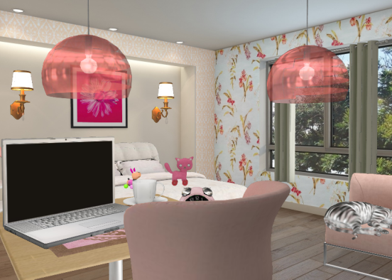 my bedroom and stay safe Design Rendering