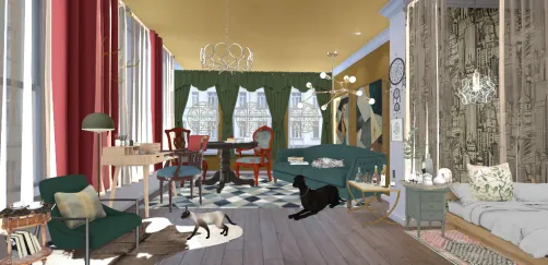 La modern salon