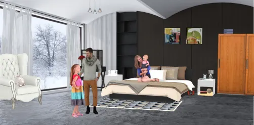 Diceño de cuarto para padres 👨‍👩‍👧‍👧