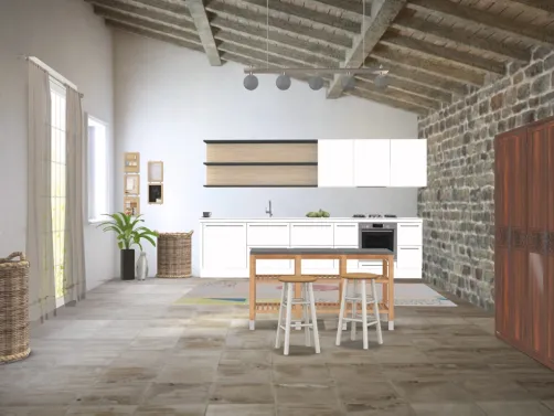 old kitchen