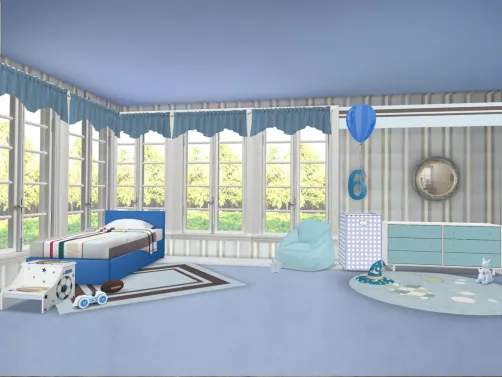 6 year old boys room