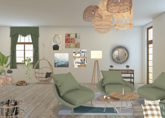 living room 5 Design Rendering