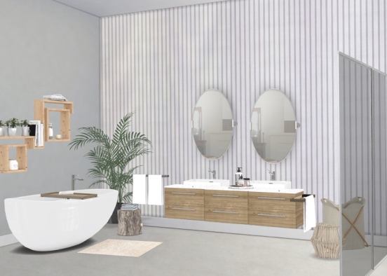 bathroom idea Design Rendering