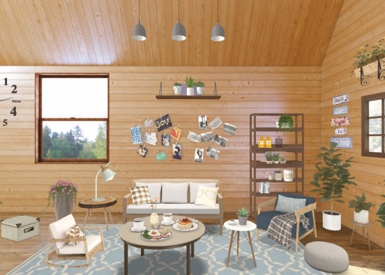 cozy home cafe☕️ Design Rendering