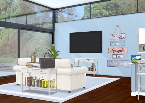 My Dream Living area Design Rendering