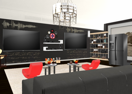 DREAM HOUSE (Game room) Design Rendering