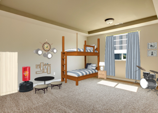 Room Pashy and Dimy Design Rendering