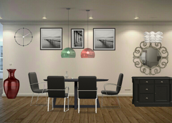 Dining room  Design Rendering