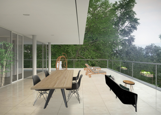 terrasse de Maxime Design Rendering