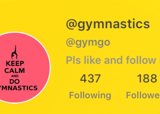 go follow gymnastics girl! Design Rendering