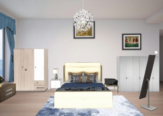 Dormitorio para pareja  Design Rendering