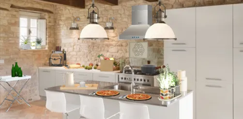 Cucina con isola