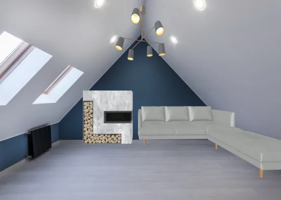 lounge area Design Rendering