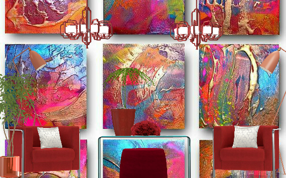 Tableau coloré 