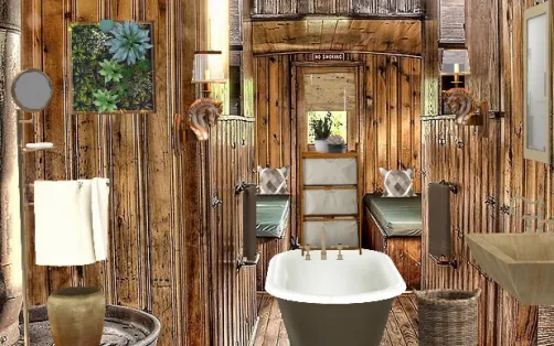 Bain rustique 