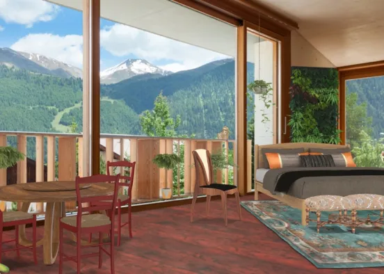 magnificent mountain view  Design Rendering