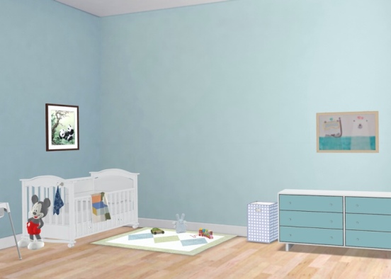 baby boy’s room Design Rendering