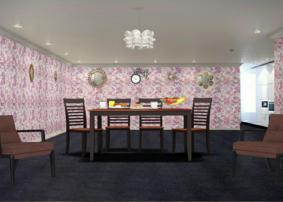 MA FIRST DINING ROOM!!! Design Rendering