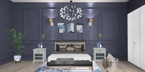 Dormitorio azules 1