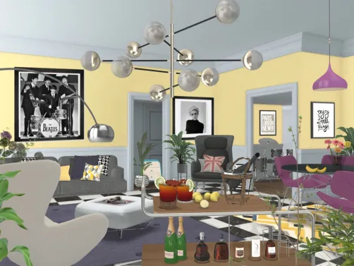 Vintage 60’s Mod Living Space
