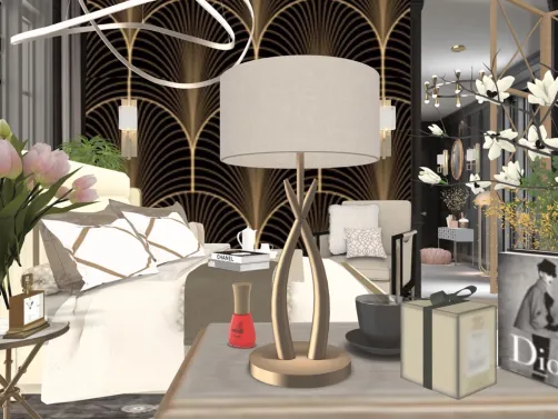 Glamorous Art Deco Bedroom