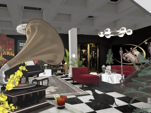 Art Deco Living Space - Concrete Challenge 14