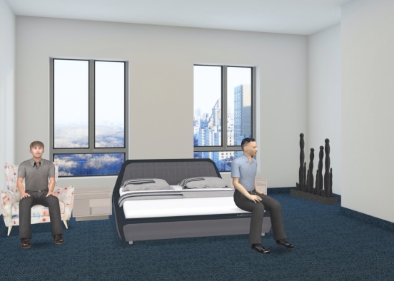 Hotels Bedroom  Design Rendering