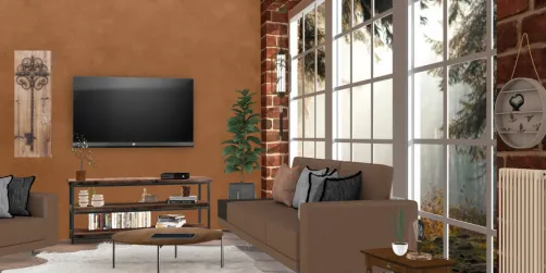 rustic living room