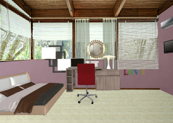 room for tourists  Design Rendering
