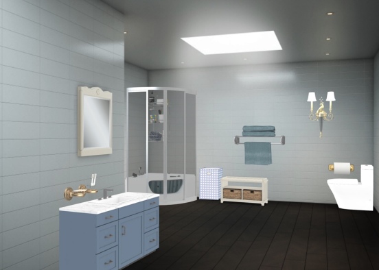 Bathroom D Design Rendering