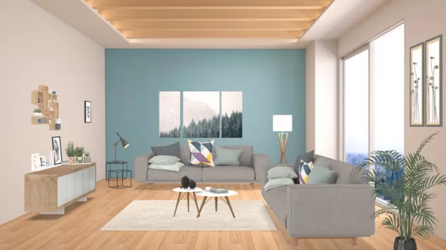 Bright Nordic living room