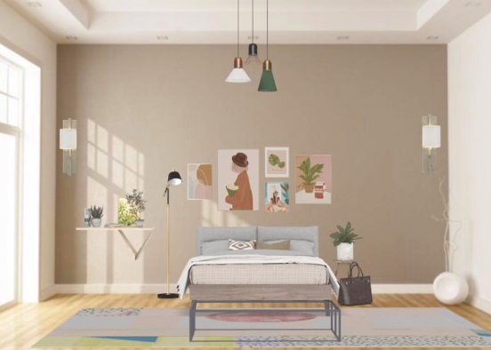 Petite chambre cute ✨🌸 Design Rendering