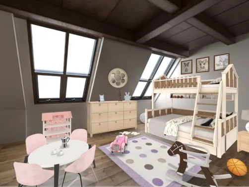 Twin Girls Bedroom