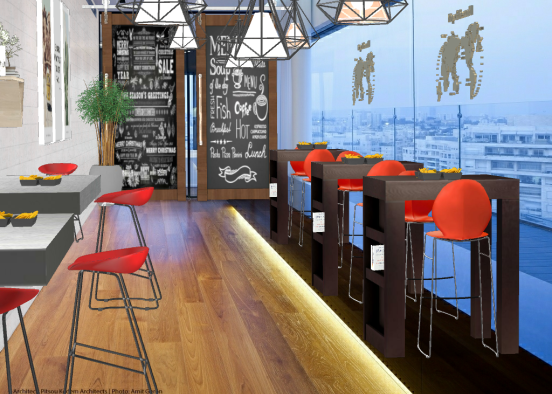 Bar To eat and drinking...🍽🍷🍸☕ Design Rendering