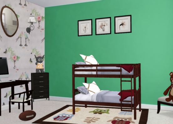 Aron's bedroom Design Rendering