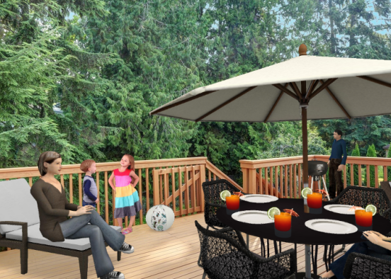 Family cook out Design Rendering