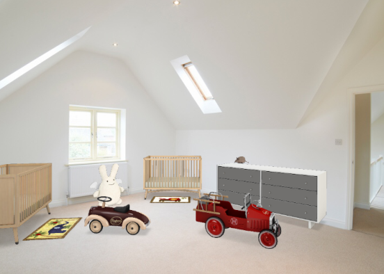 The Twins' Room  Design Rendering