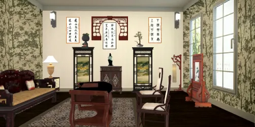 Asian living room 