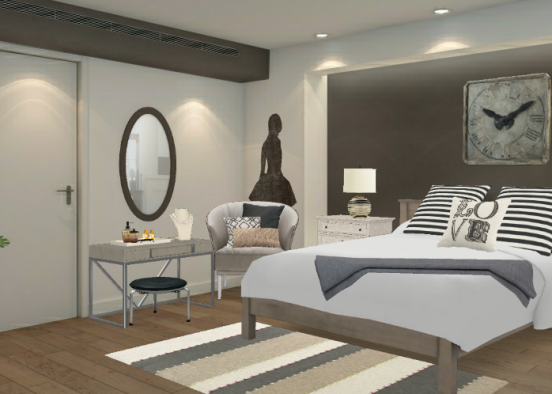 Comfort bedroom  Design Rendering