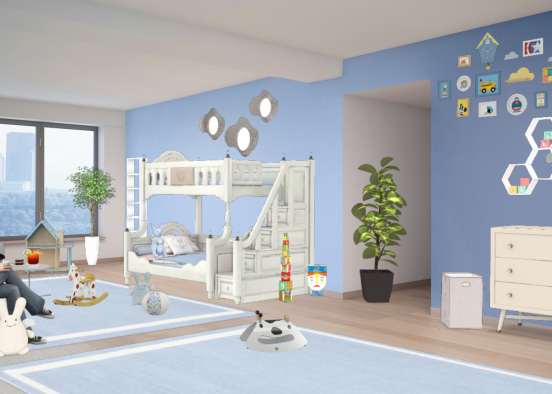Children room Design Rendering