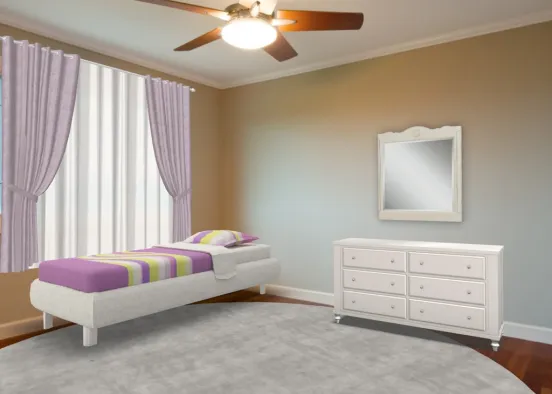 Teenagers bedroom! Design Rendering