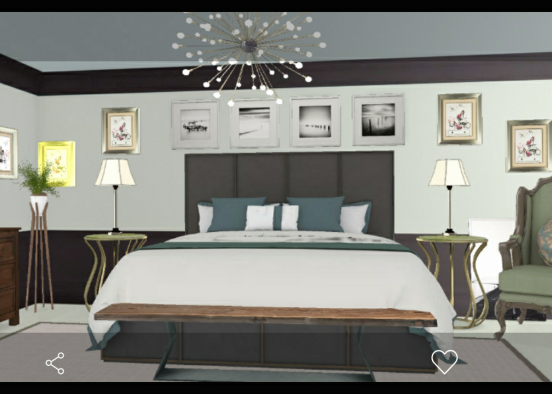 Eclectic style Design Rendering