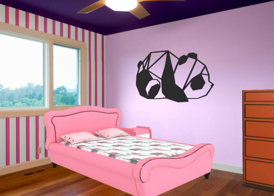 My dream kids girls bedroom 1 Design Rendering