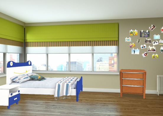 My dream little boys bedroom 1 Design Rendering